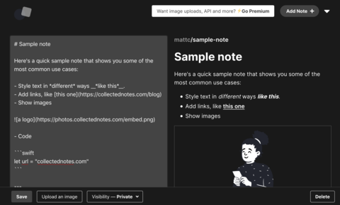 Collected Notes Markdown Reference | Markdown Guide